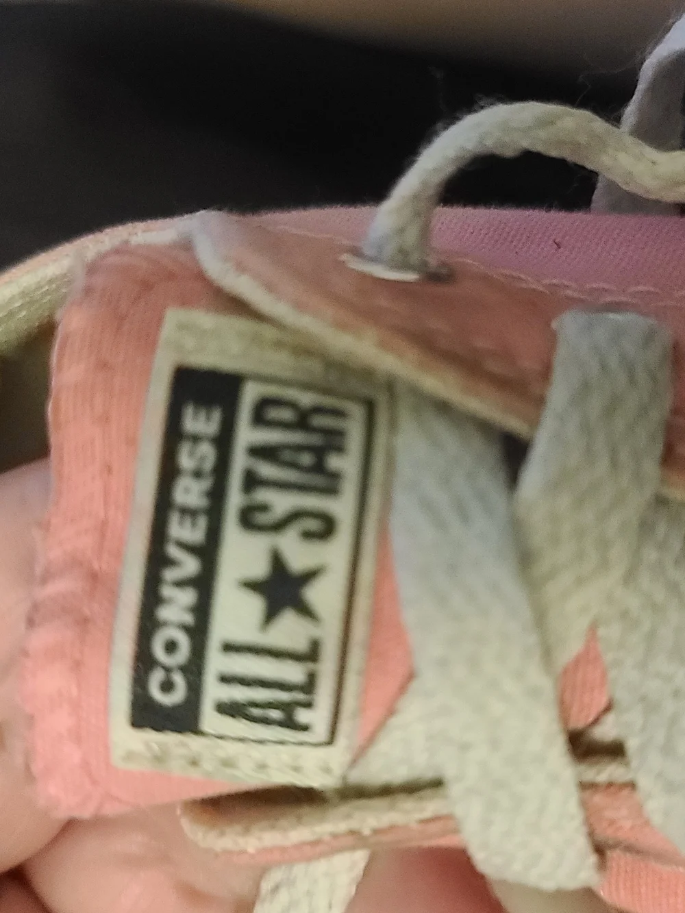 Converse Kids Pink Canvas Low-Top Sneakers